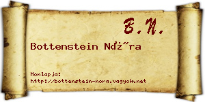 Bottenstein Nóra névjegykártya